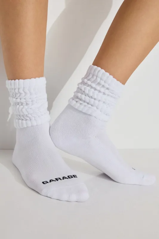 SoftCotton The Studio Socks - Garage - White - Women Clothing made by Garage