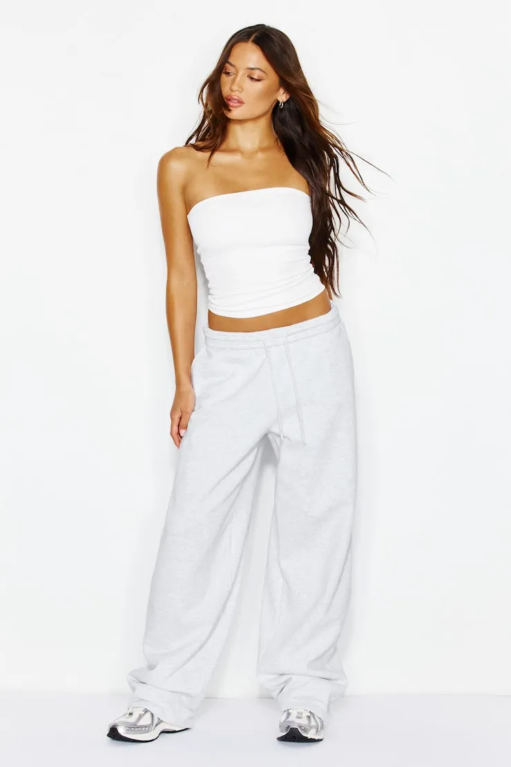 Sleek Longline Tube Top - Garage - White - Women Clothing sold by Garage product image thumbnail 2