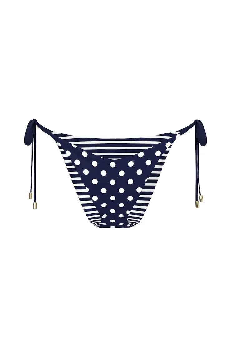 Cheeky Side Tie Bikini Bottom - Garage - Blue - Women Clothing sold by Garage product image thumbnail 2