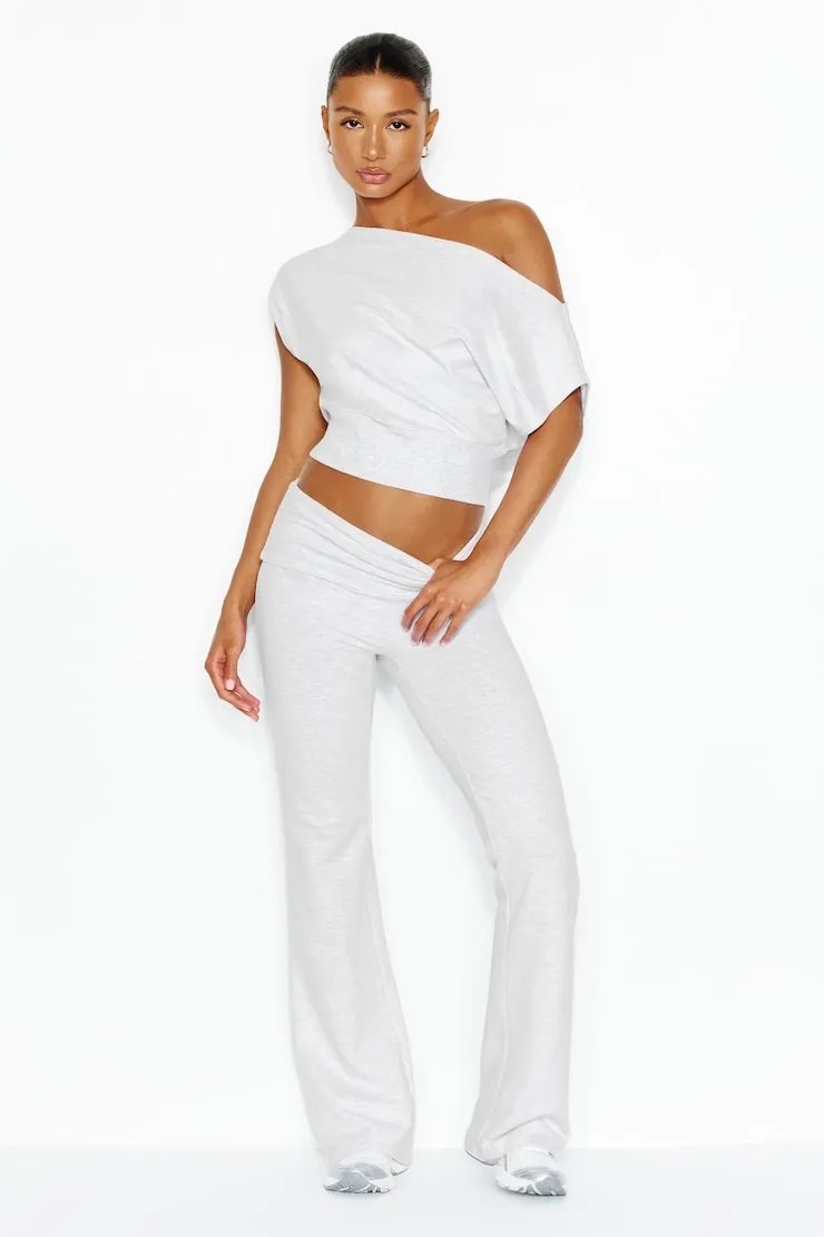StretchTerry™ Off Shoulder Top - Garage - Greys - Women Clothing sold by Garage product image thumbnail 2
