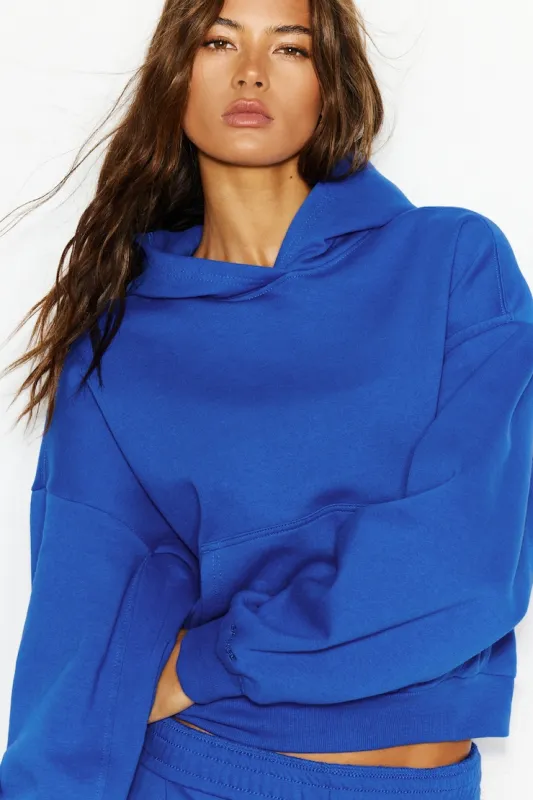 UltraFleece Relaxed Hoodie - Garage - Blue - Women Clothing made by Garage