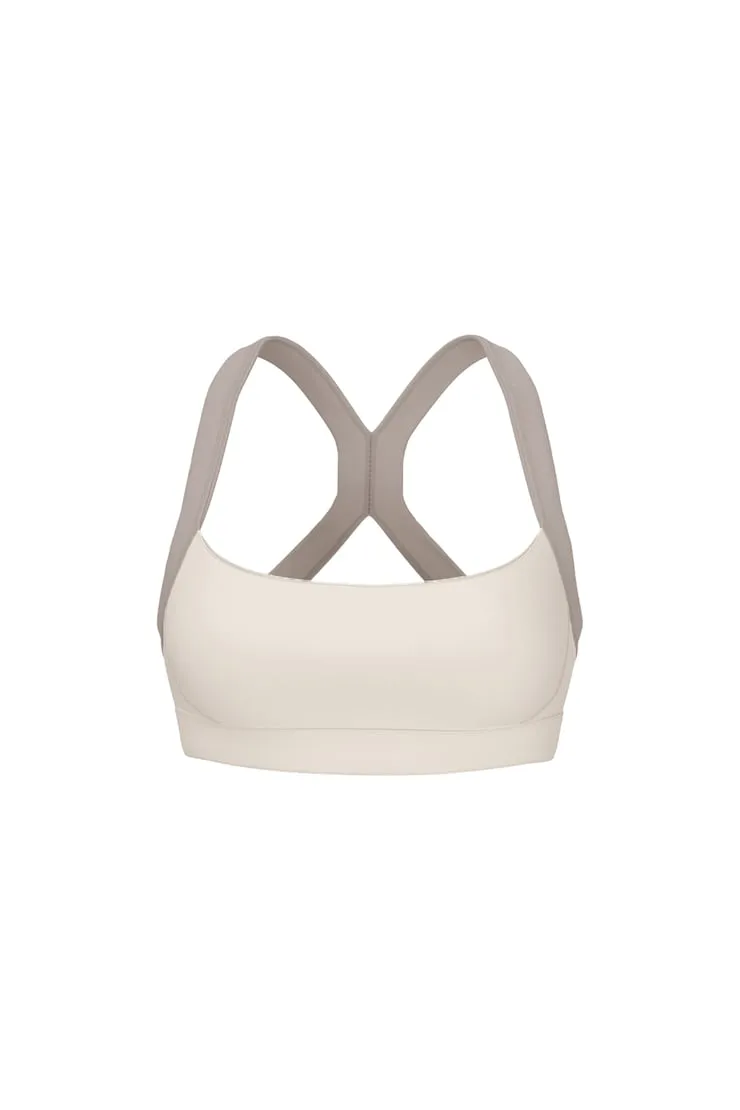 Active Portrait Neck Bra - Garage - White - Women Clothing sold by Garage product image thumbnail 2