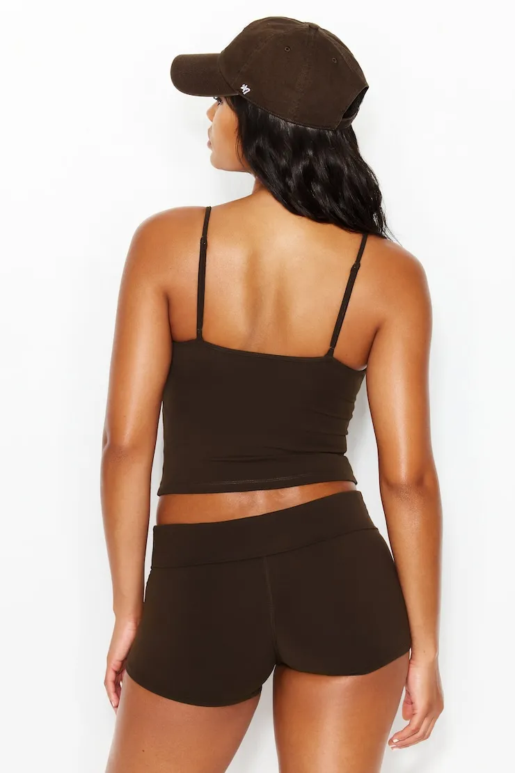 Sleek Crossover Cami Top - Garage - Brown - Women Clothing sold by Garage product image thumbnail 3