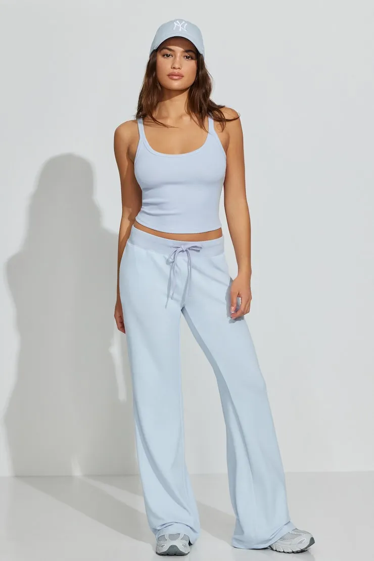 Ribbed Scoop Cami Top - Garage - Blue - Women Clothing sold by Garage product image thumbnail 2