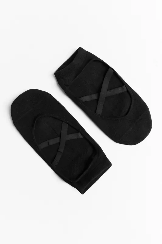 The Pilates Socks - Garage - Black - Women Clothing made by Garage