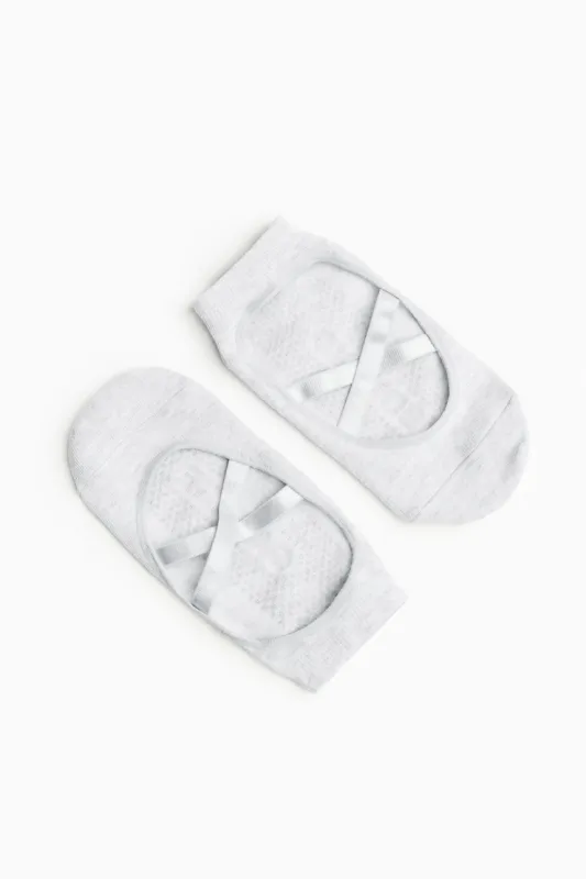 The Pilates Socks - Garage - Greys - Women Clothing made by Garage