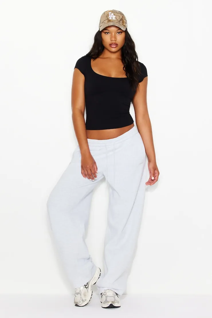 Sleek Underbust T-Shirt - Garage - Black - Women Clothing sold by Garage product image thumbnail 3