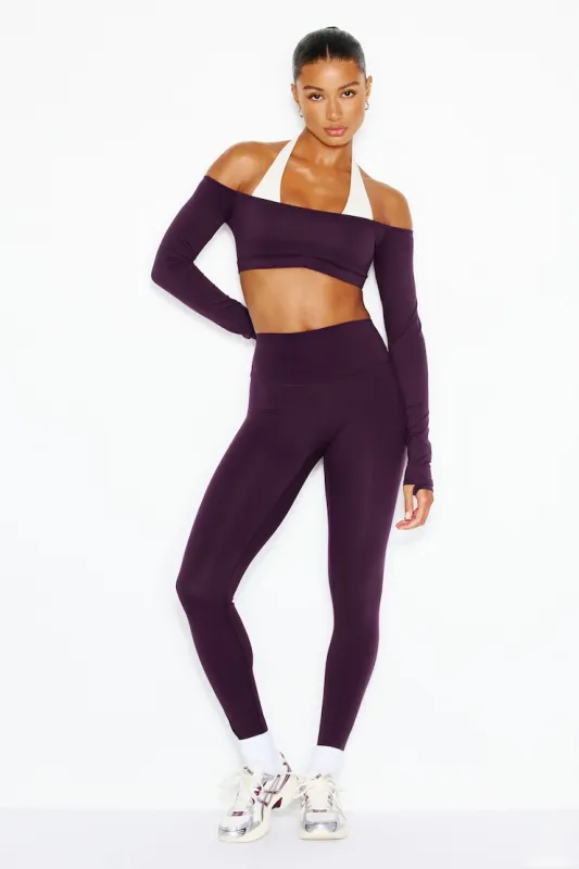 Perfect Peach Active Leggings - Garage - Purple - Women Clothing made by Garage