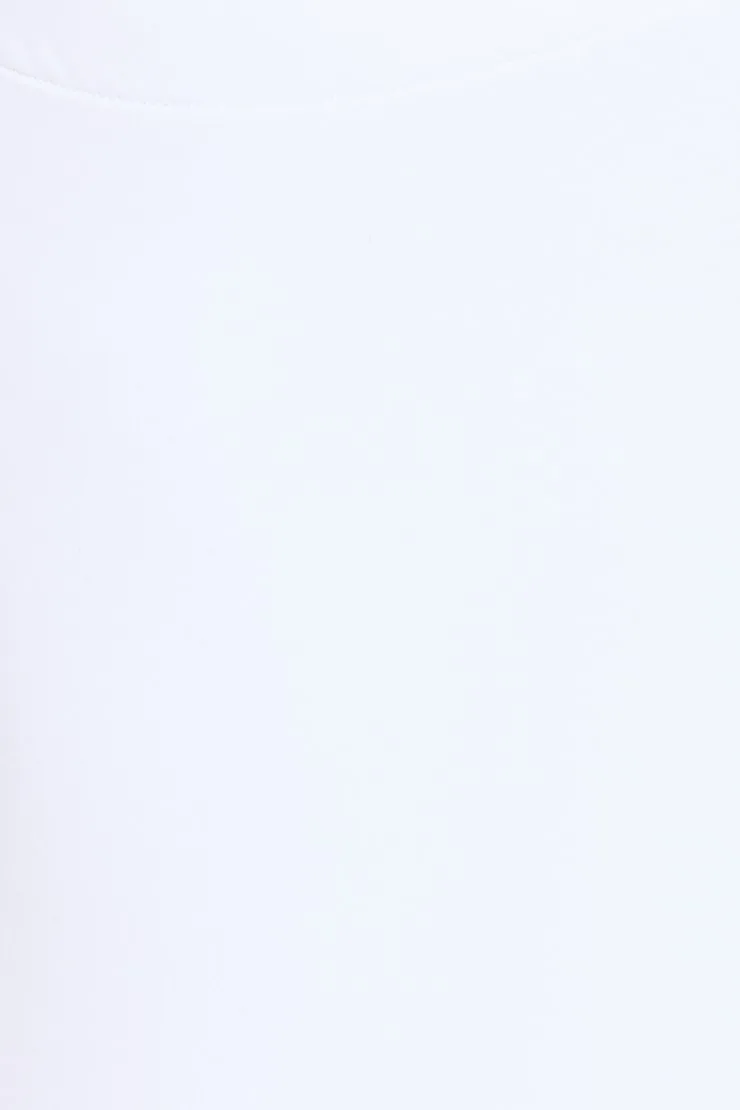 Sleek Plunge T-Shirt - Garage - White - Women Clothing sold by Garage product image thumbnail 4