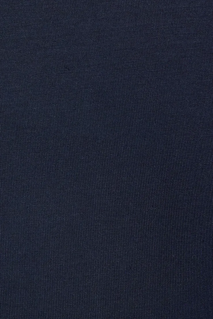 Smooth Long Sleeve Crewneck Top - Garage - Navy - Women Clothing sold by Garage product image thumbnail 4