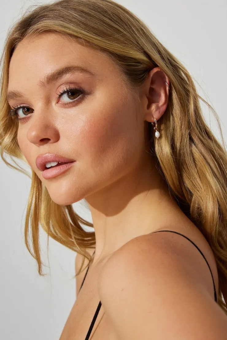 3 Pack Pearl Drop & Hoop Earrings - Garage - White - Women Clothing sold by Garage