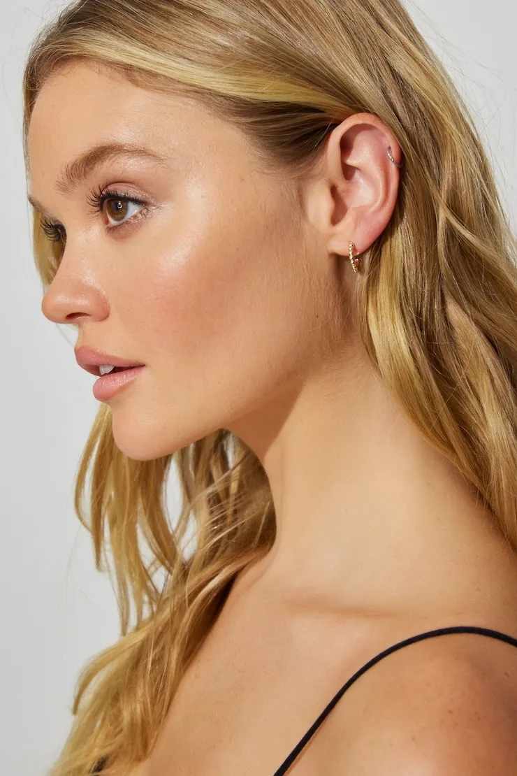 3 Pack Pearl Drop & Hoop Earrings - Garage - White - Women Clothing sold by Garage product image thumbnail 2