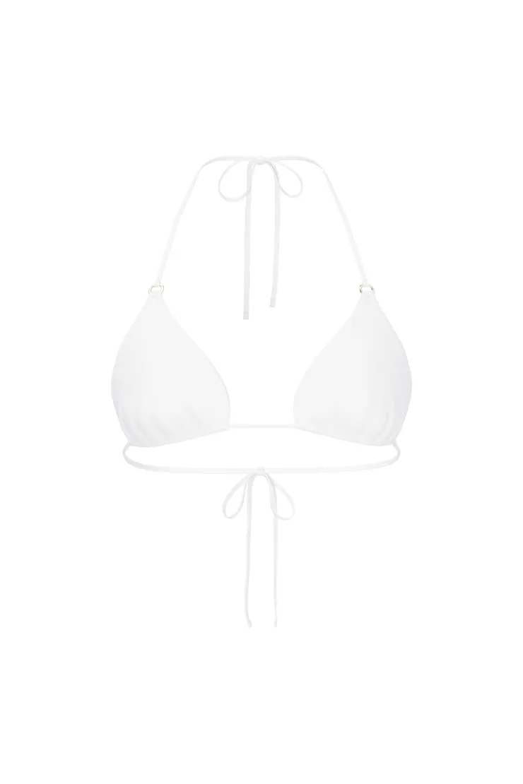 Ring Triangle Bikini Top - Garage - White - Women Clothing sold by Garage product image thumbnail 2