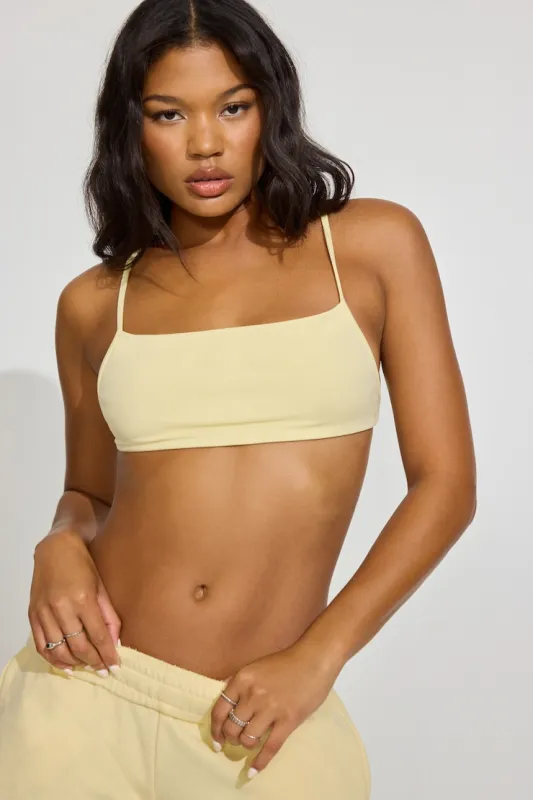 Active Cage Back Bra - Garage - Yellow - Women Clothing made by Garage