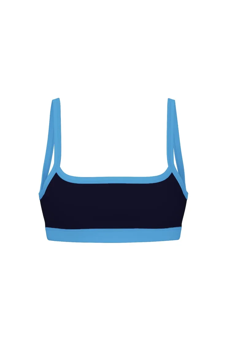 Active Low Back Micro Bra - Garage - Navy - Women Clothing sold by Garage product image thumbnail 2