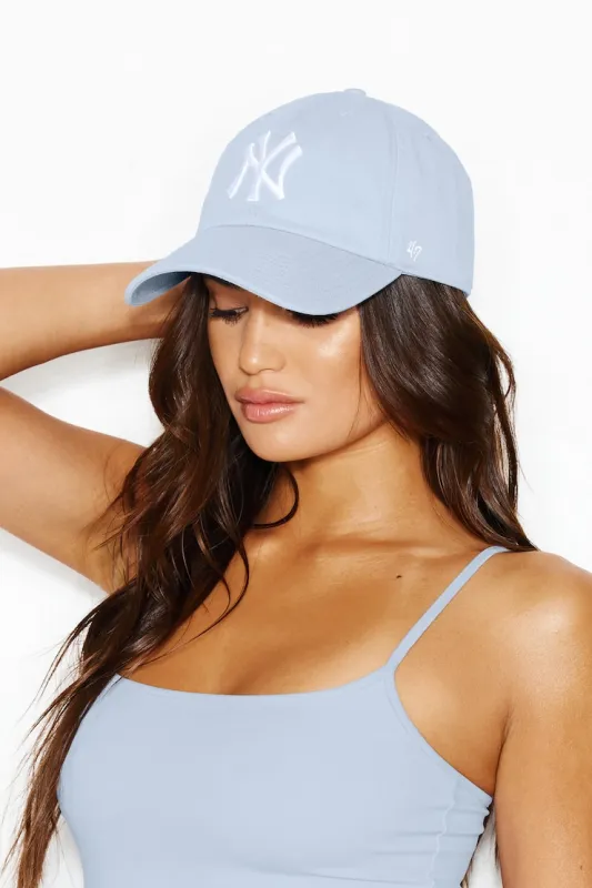 47 BRAND Clean Up Cap - NY - Garage - Blue - Women Clothing made by Garage