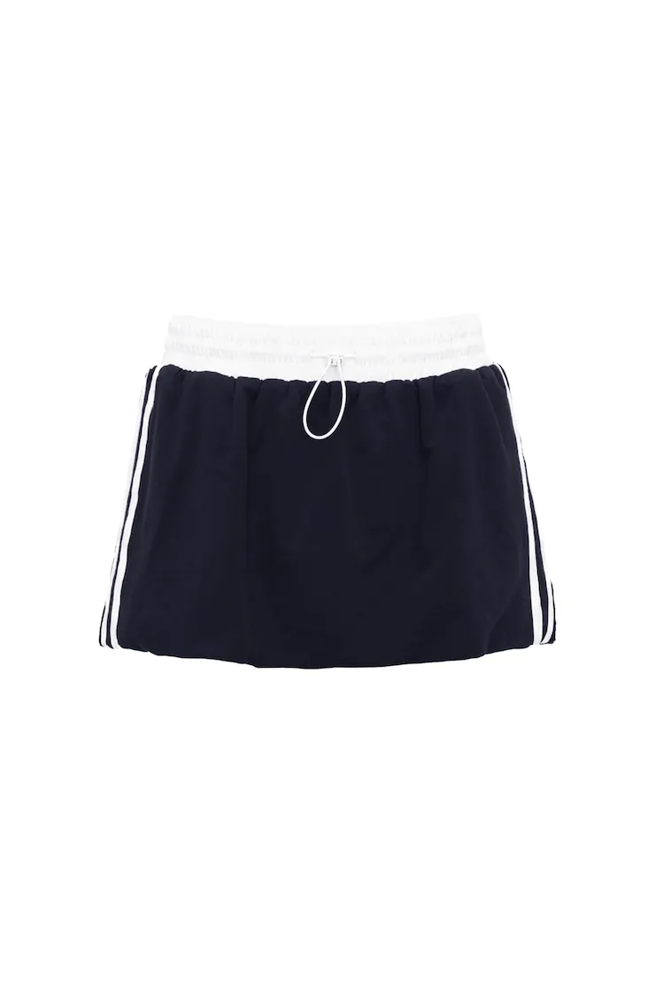 StretchTerry™ Bubble Skort - Garage - Navy - Women Clothing sold by Garage product image thumbnail 2