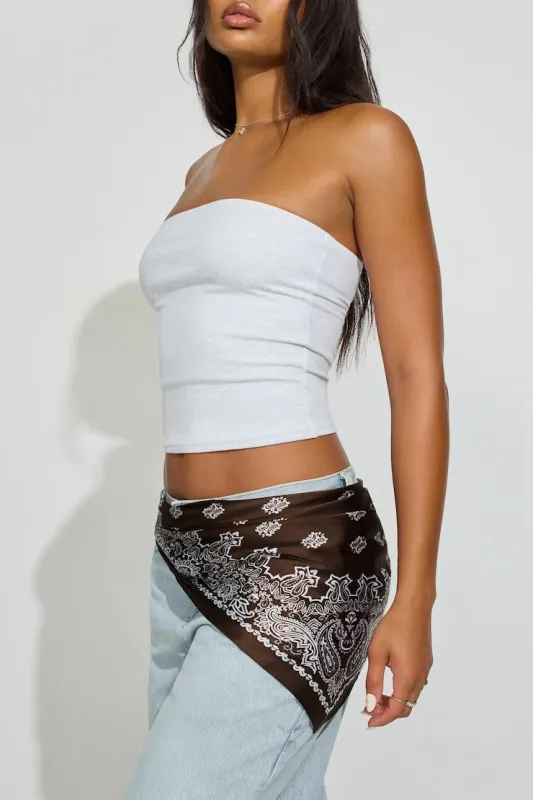 Serafina Scarf - Garage - Brown - Women Clothing made by Garage