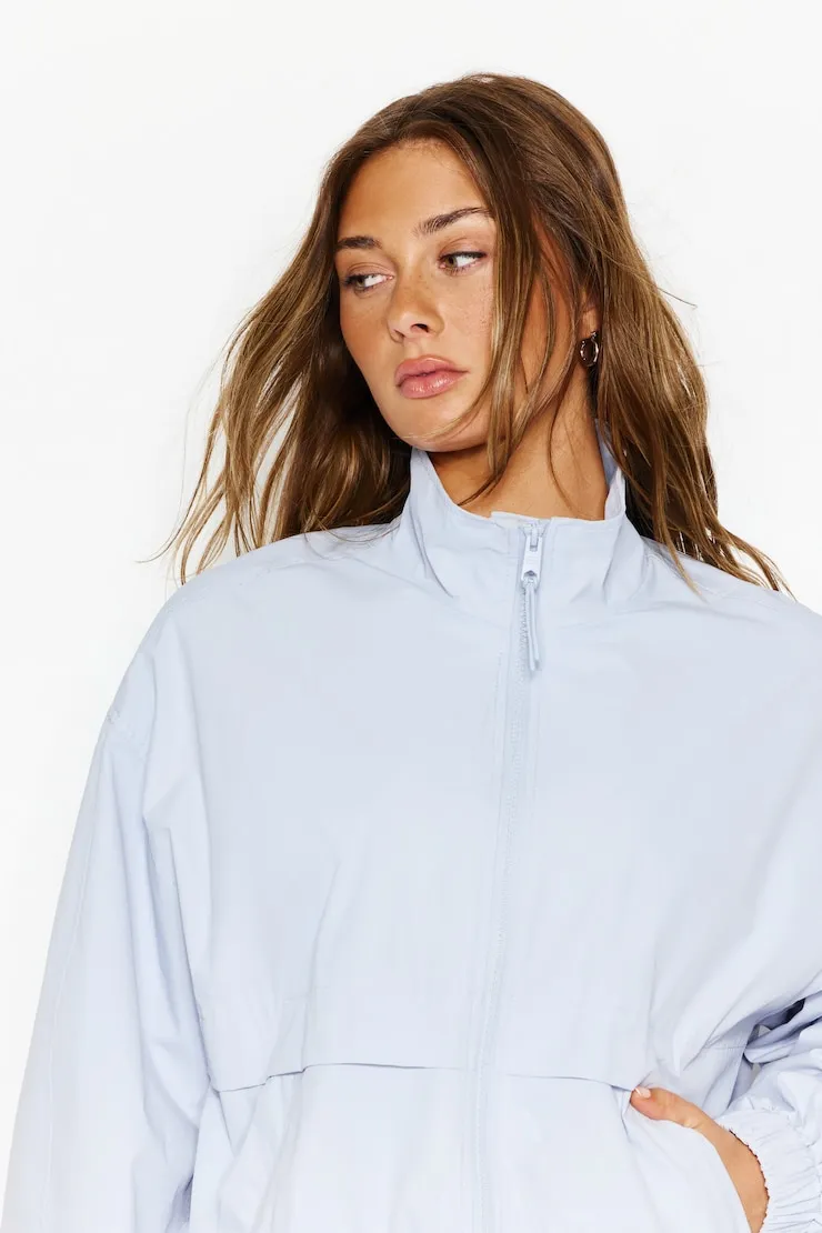 Long Windbreaker - Garage - Blue - Women Clothing sold by Garage product image thumbnail 3