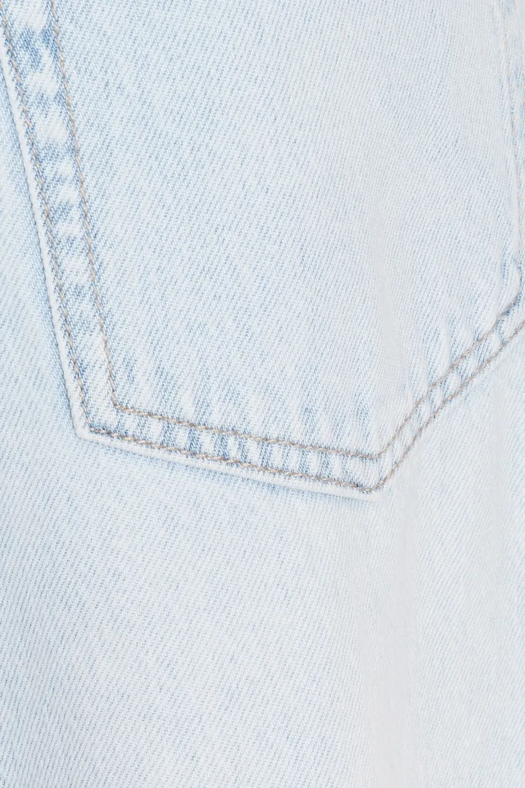 Low Rise Baggy Jeans - Garage - Blue - Women Clothing sold by Garage product image thumbnail 4