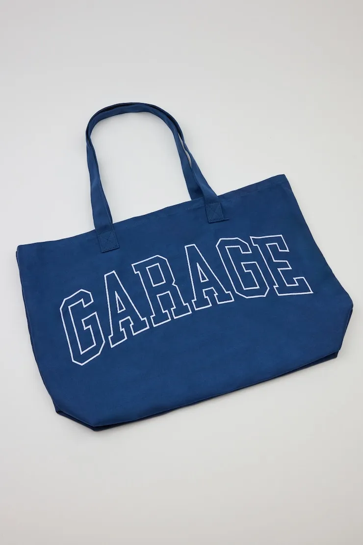 GARAGE Branded Solid Base Tote Bag - Garage - Blue - Women Clothing sold by Garage product image thumbnail 2