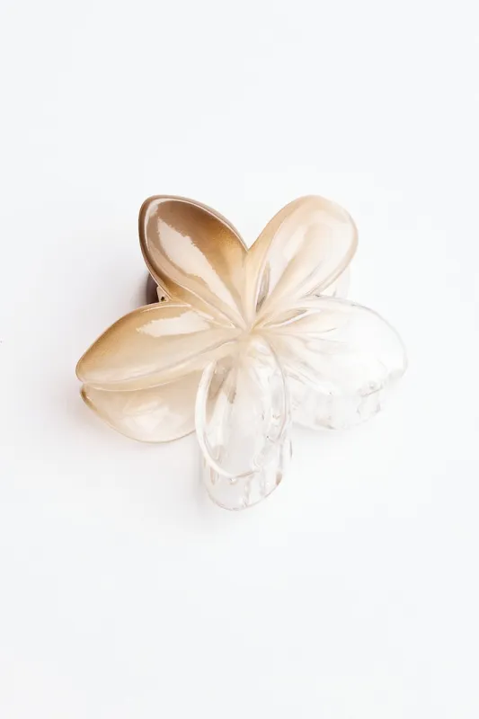 Flower Hair Claw - Garage - Brown - Women Clothing made by Garage