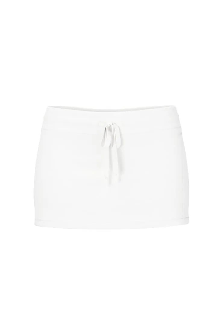 StretchTerry™ Micro Skort - Garage - White - Women Clothing sold by Garage product image thumbnail 2