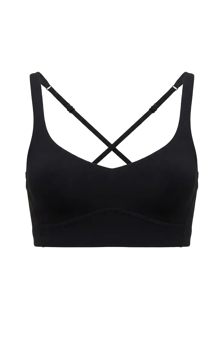Active Sweetheart Micro Bra - Garage - Black - Women Clothing sold by Garage product image thumbnail 2