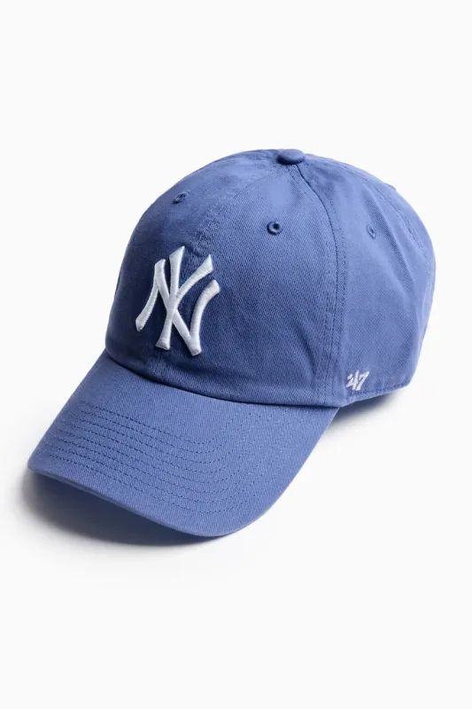 47 BRAND Clean Up Cap  - NY - Garage - Blue - Women Clothing made by Garage