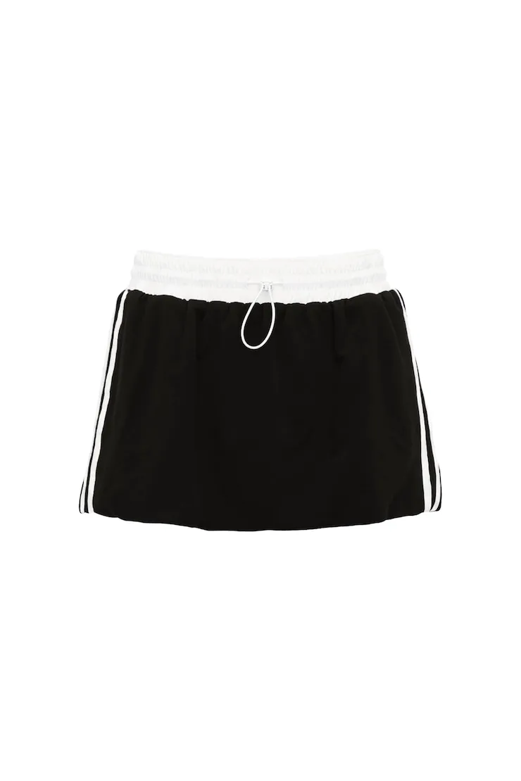 StretchTerry™ Bubble Skort - Garage - Black - Women Clothing sold by Garage product image thumbnail 2