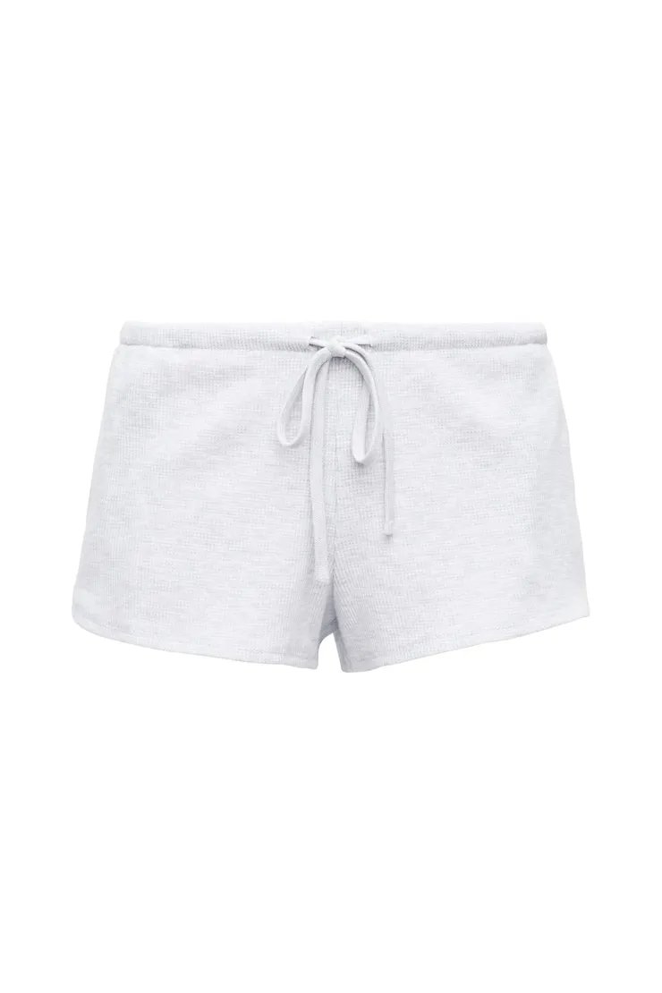 Waffle Shorts - Garage - Greys - Women Clothing sold by Garage product image thumbnail 2