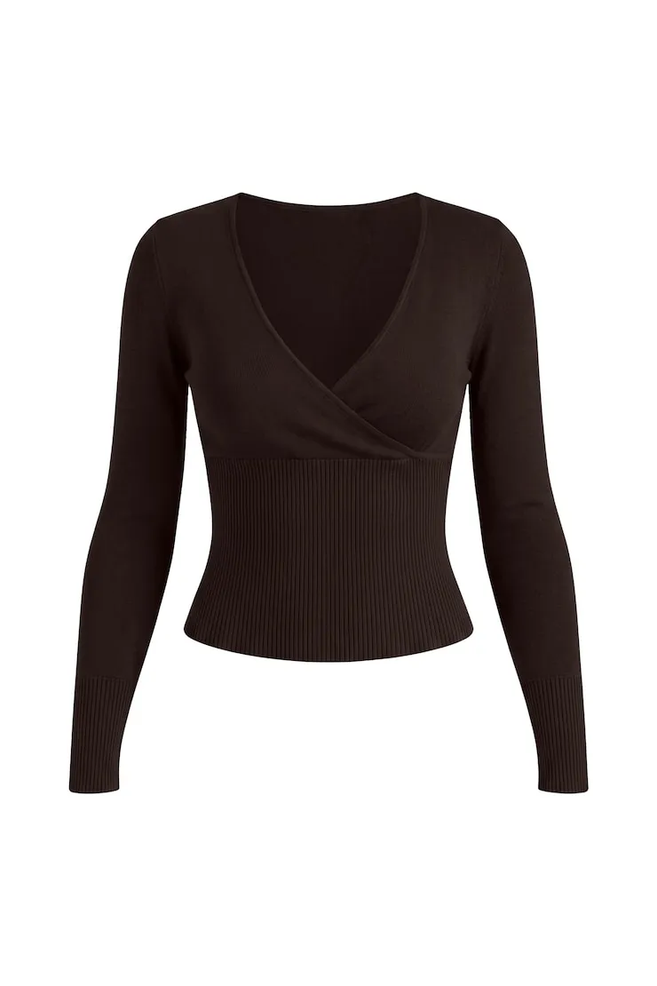 Wrap Me Sweater - Garage - Brown - Women Clothing sold by Garage product image thumbnail 2