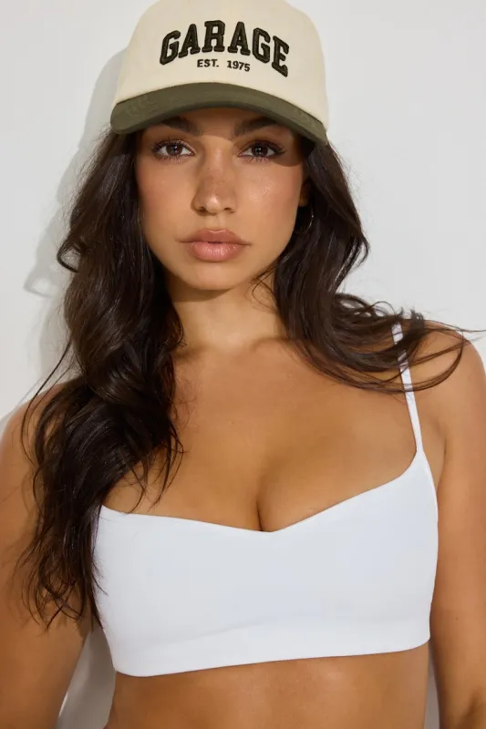 GARAGE Branded Cap - Garage - Beige - Women Clothing made by Garage