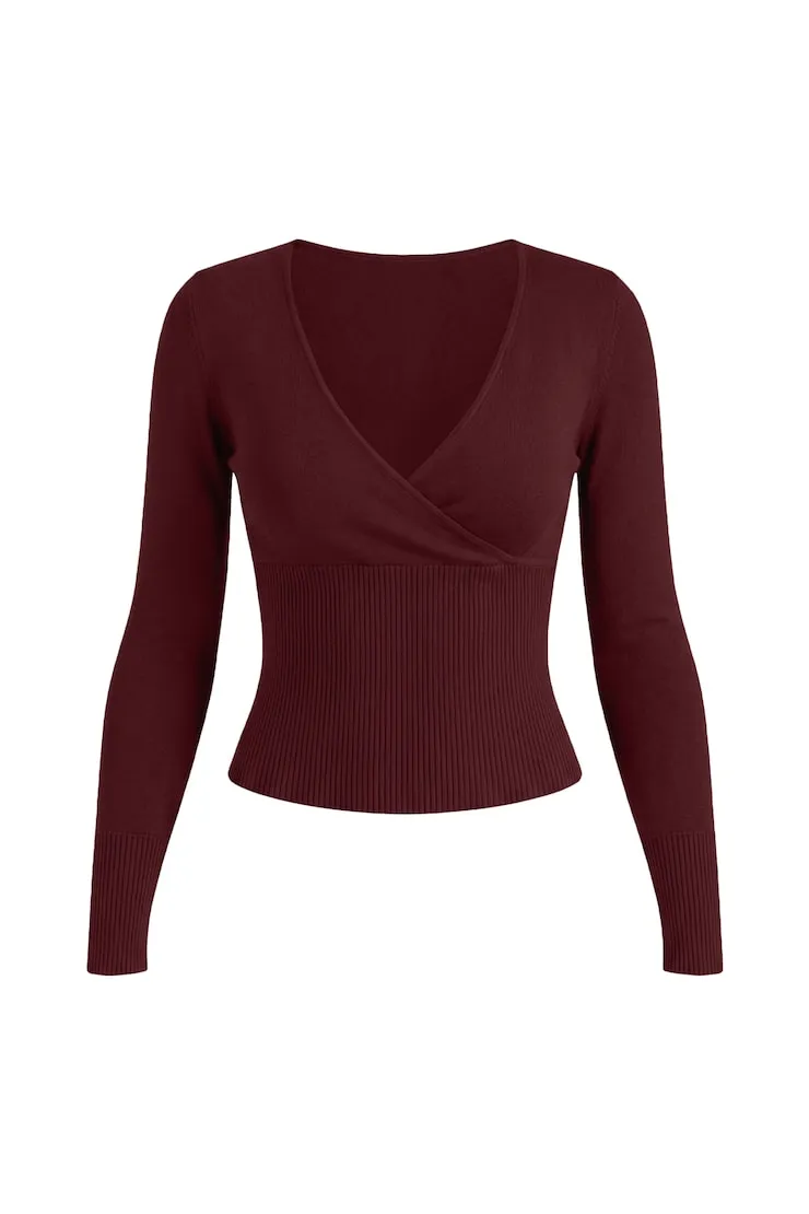 Wrap Me Sweater - Garage - Red - Women Clothing sold by Garage product image thumbnail 2