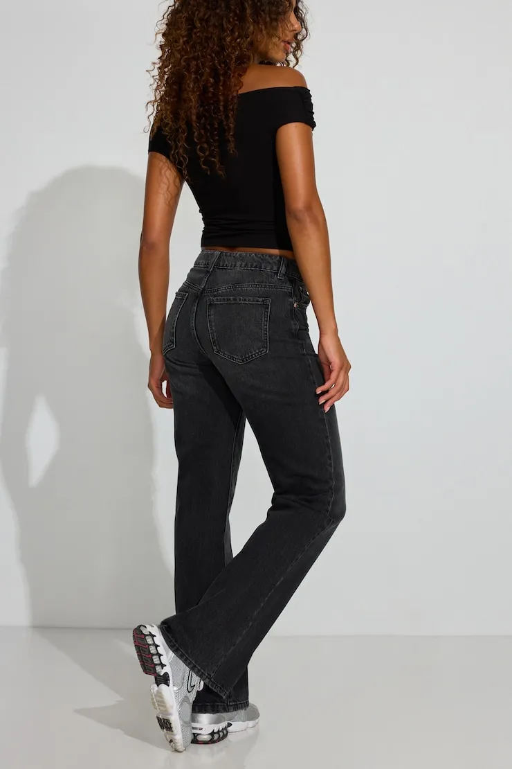 '90s Straight Jean - Garage - Black - Women Clothing sold by Garage product image thumbnail 3