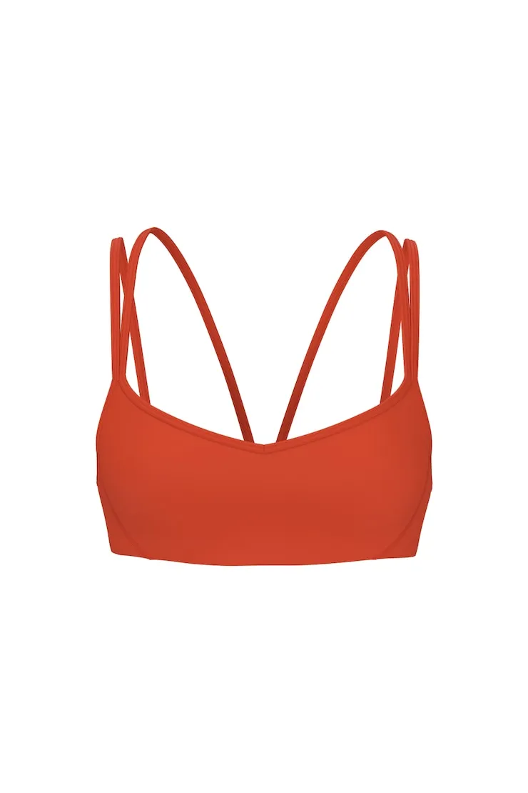 Active Double Strap Micro Bra - Garage - Orange - Women Clothing sold by Garage product image thumbnail 2