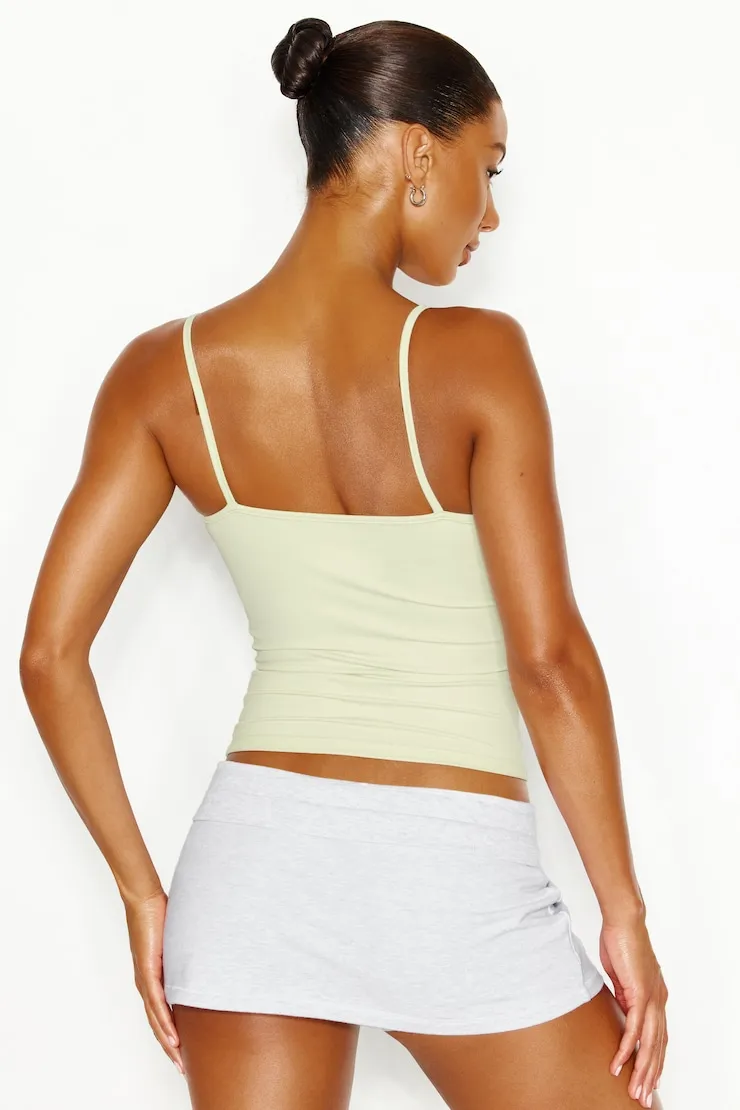 Sleek Scoop Cami Top - Garage - Green - Women Clothing sold by Garage product image thumbnail 3
