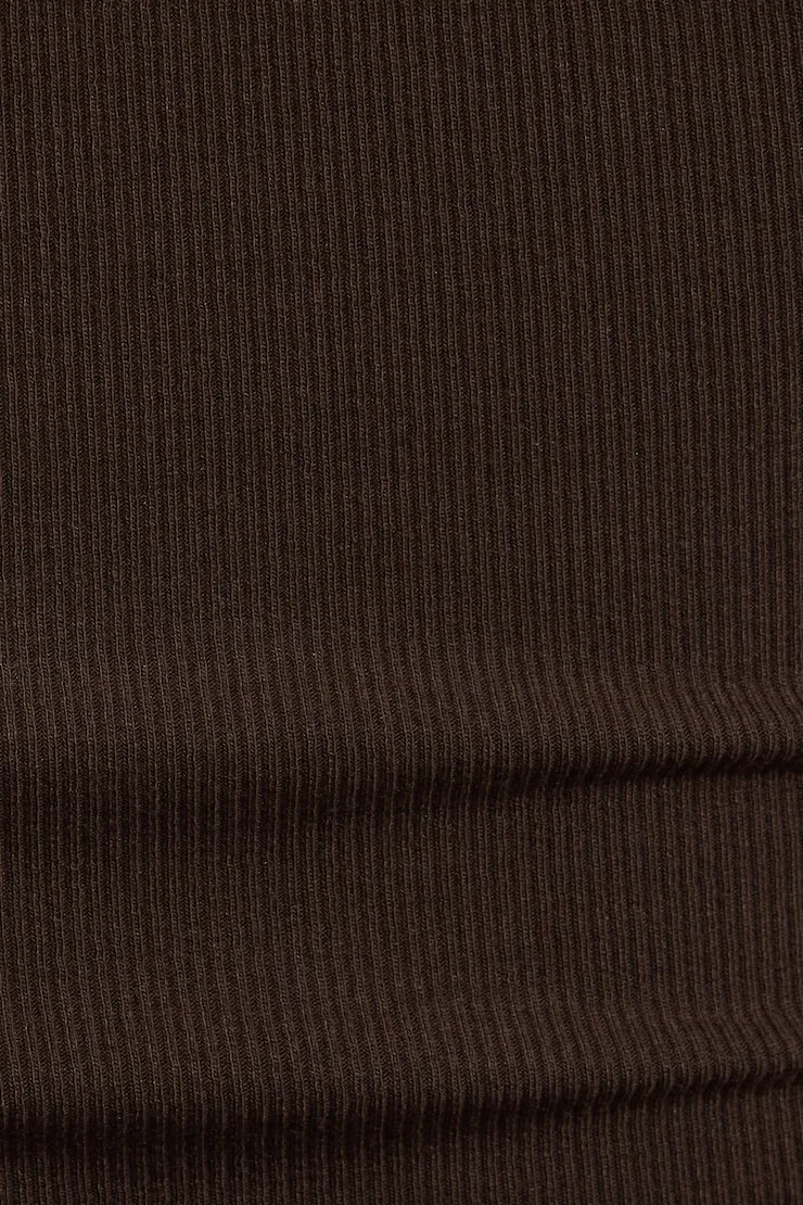 SnatchRib Scoop Tank Top - Garage - Brown - Women Clothing sold by Garage product image thumbnail 4