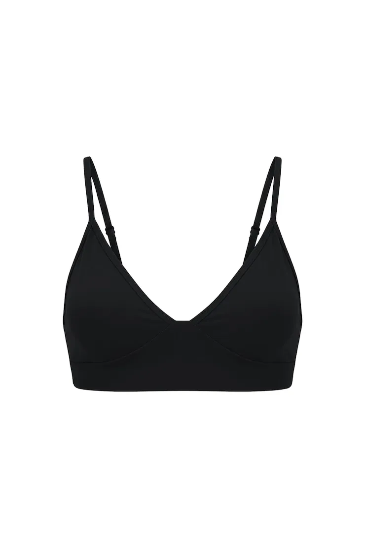 Active Plunge Micro Bra - Garage - Black - Women Clothing sold by Garage product image thumbnail 2