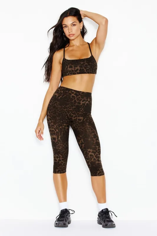 Perfect Peach™ Active Capris - Garage - Brown - Women Clothing made by Garage