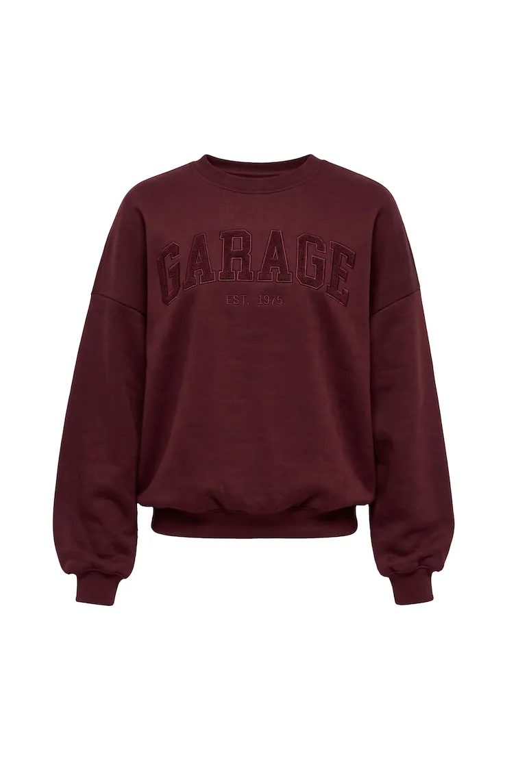 UltraFleece Crewneck Sweatshirt - Garage - Burgundy - Women Clothing sold by Garage product image thumbnail 2