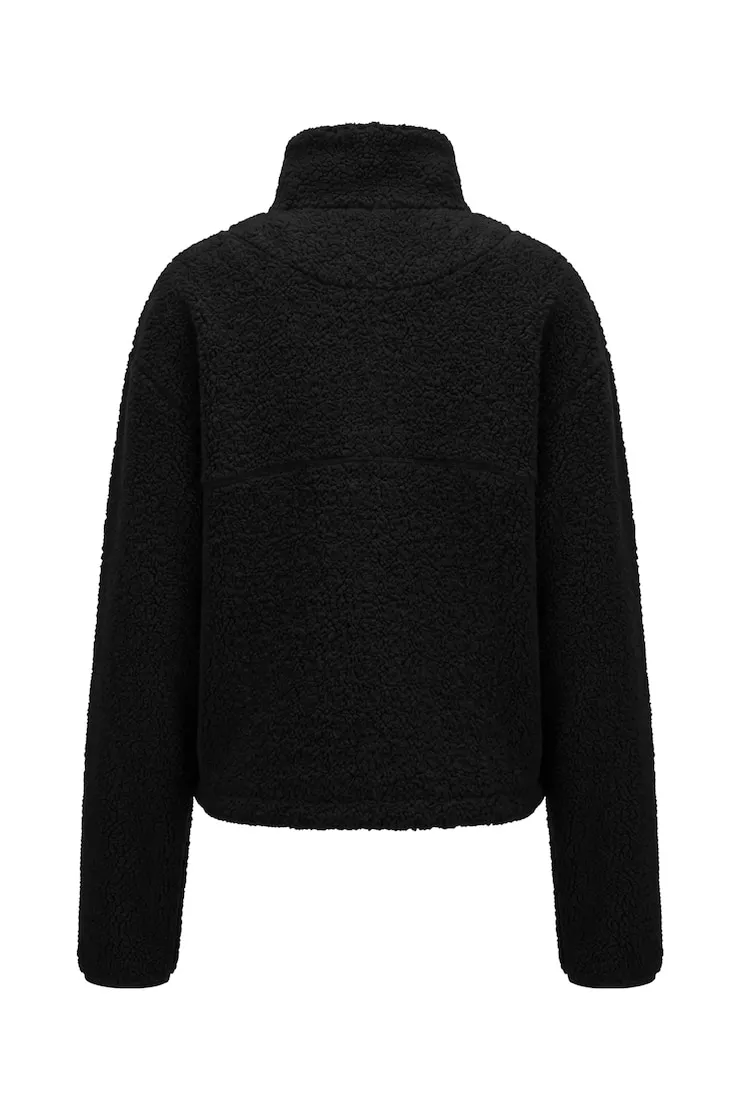 Sherpa Full Zip Jacket - Garage - Black - Women Clothing sold by Garage product image thumbnail 2
