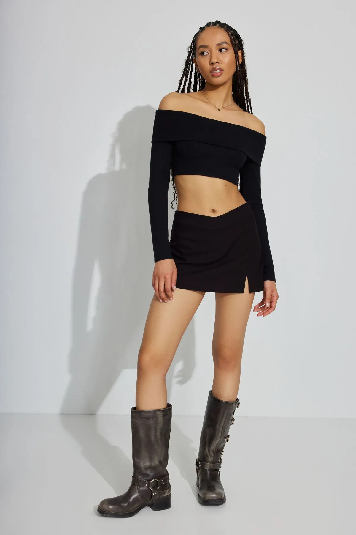 That's Hot Mini V Waist Skort sold by Garage product image thumbnail 2