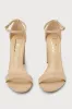 Taylor Natural Suede Ankle Strap Heels sold by Lulus