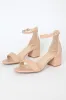 Harper Almond Ankle Strap Heels sold by Lulus