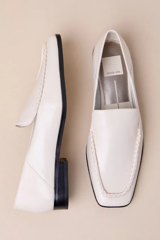 Beny Ivory Crinkle Patent Leather Square Toe Loafers sold by Lulus product image thumbnail 3