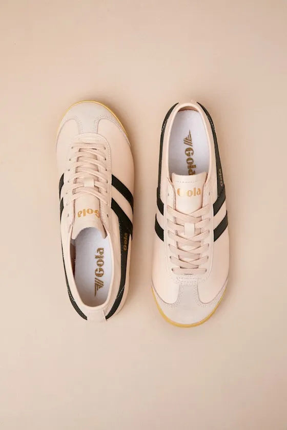 Race Ecru and Dark Khaki Leather Lace-Up Sneakers sold by Lulus product image thumbnail 3