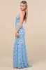 Mesmerizing Demeanor Blue Sequin Backless Mermaid Maxi Dress sold by Lulus