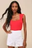 Adorable Perspective Ivory Eyelet Embroidered High-Rise Shorts sold by Lulus