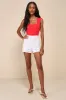 Adorable Perspective Ivory Eyelet Embroidered High-Rise Shorts sold by Lulus